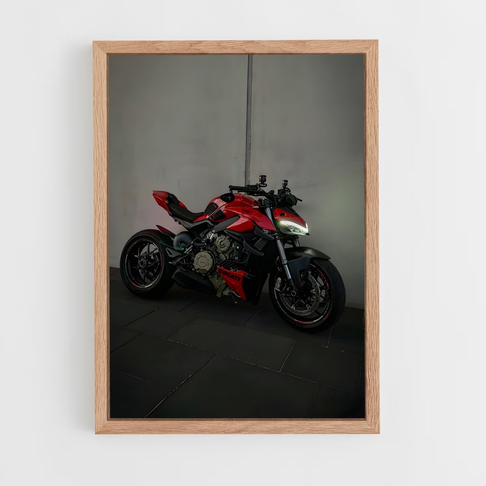 Poster Streetfighter v audacieux – affiche Ducati (vue 4)